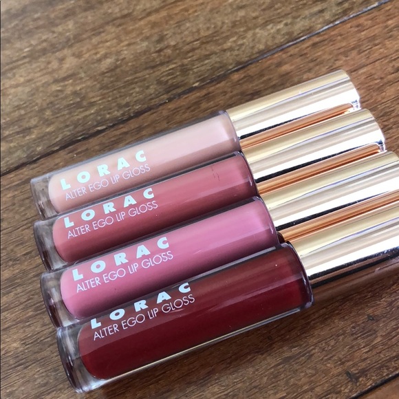 New Lorac After Ego Lip Gloss**Set of 4** - Picture 2 of 5